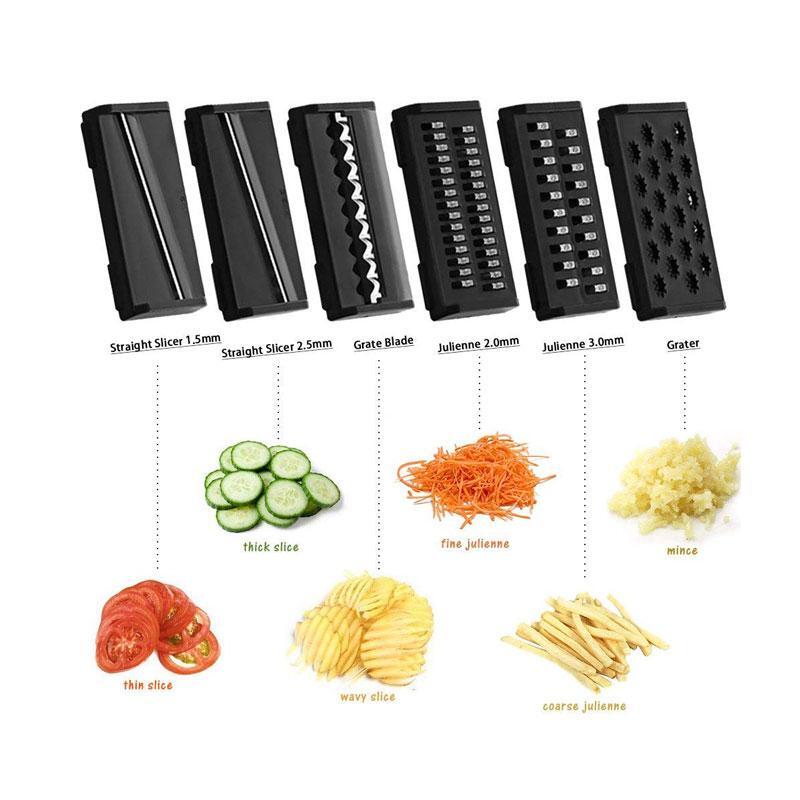 BREEZYLIVE Adjustable Fruit Vegetable Mandoline Julienne Slicer As Seen On TV