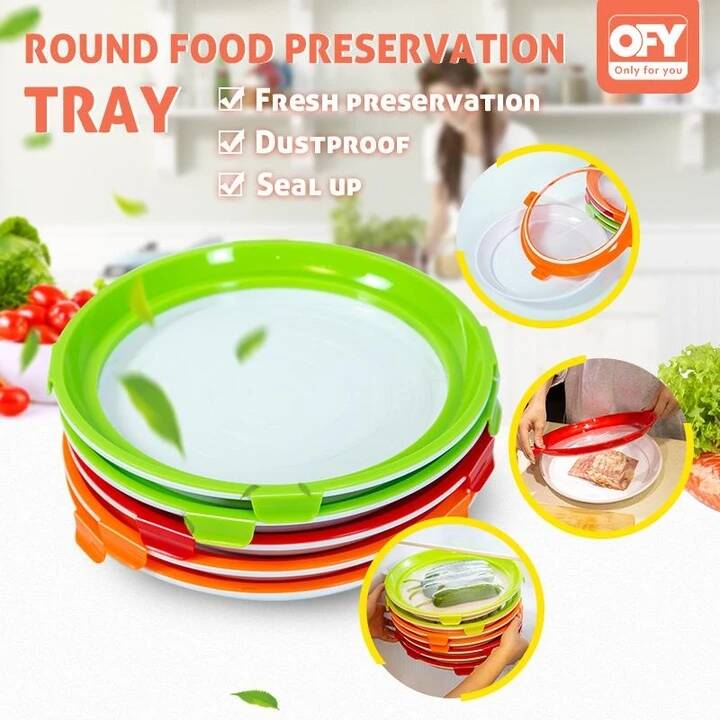 ADailyL - Round Food Preservation Tray