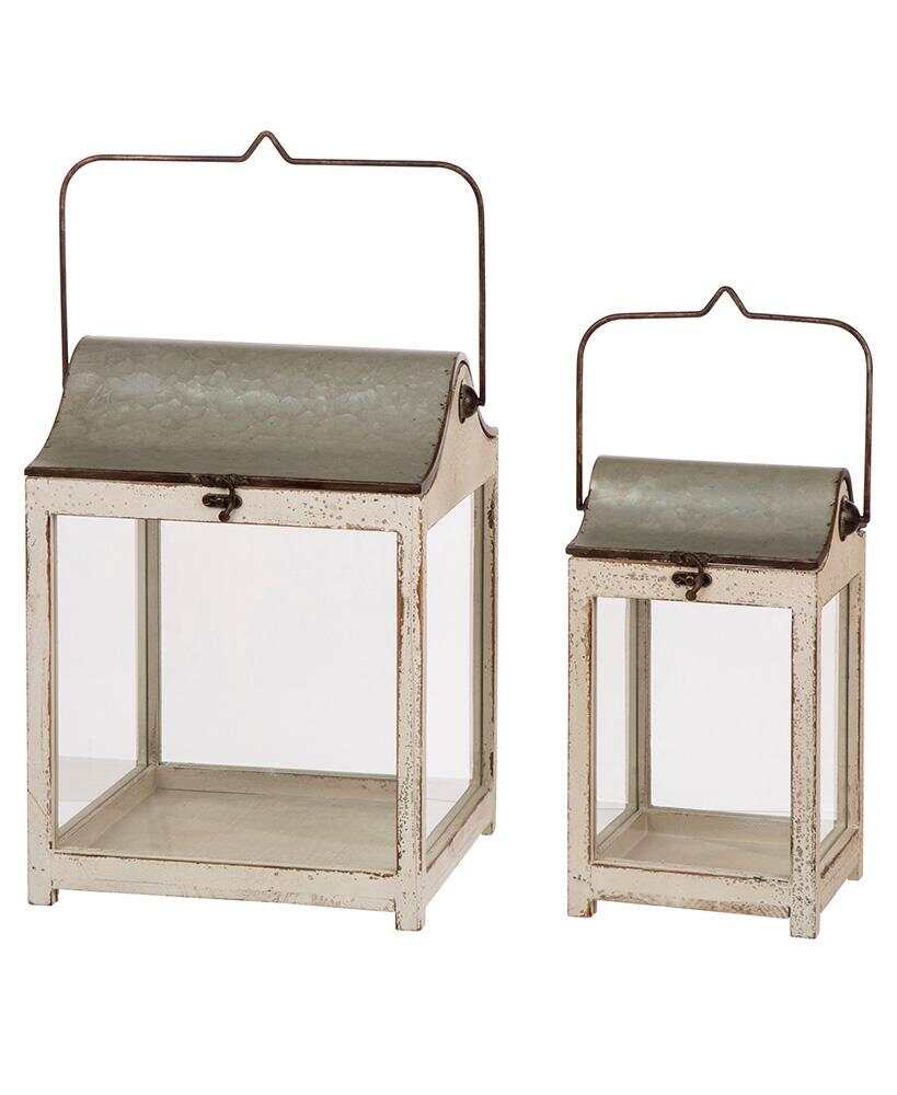 Set of 2 Farmhouse Lanterns