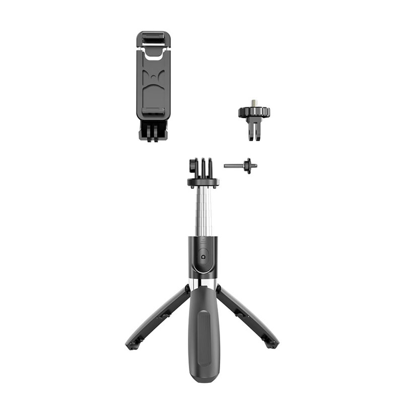 L02 Wireless Bluetooth Selfie Stick Tripod Foldable Tripod Monopods Universal For SmartPhones For Gopro Sports Action Camera