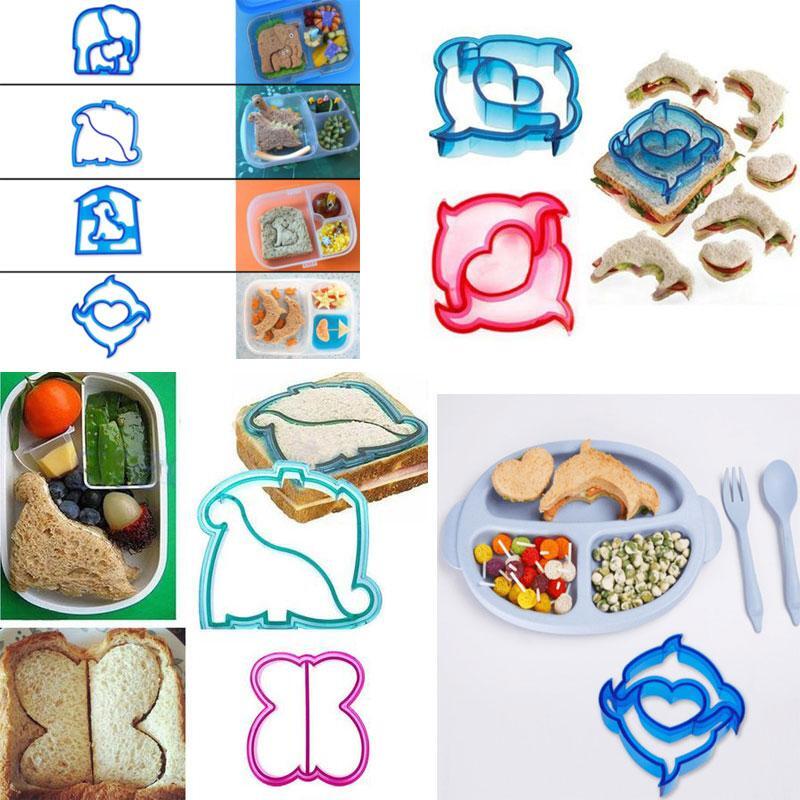 BREEZYLIVE Cute Heart Shape Sandwich and Bread Crust Cutter for Kids