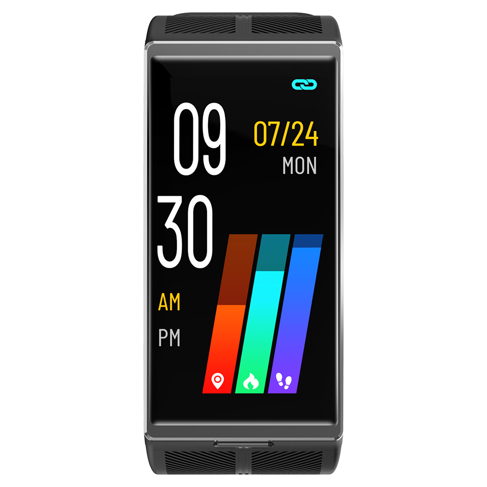 TICWRIS GTX 300mAh Bluetooth Waterproof Blood Pressure Sport Fitness Wristband Men Smart Watch