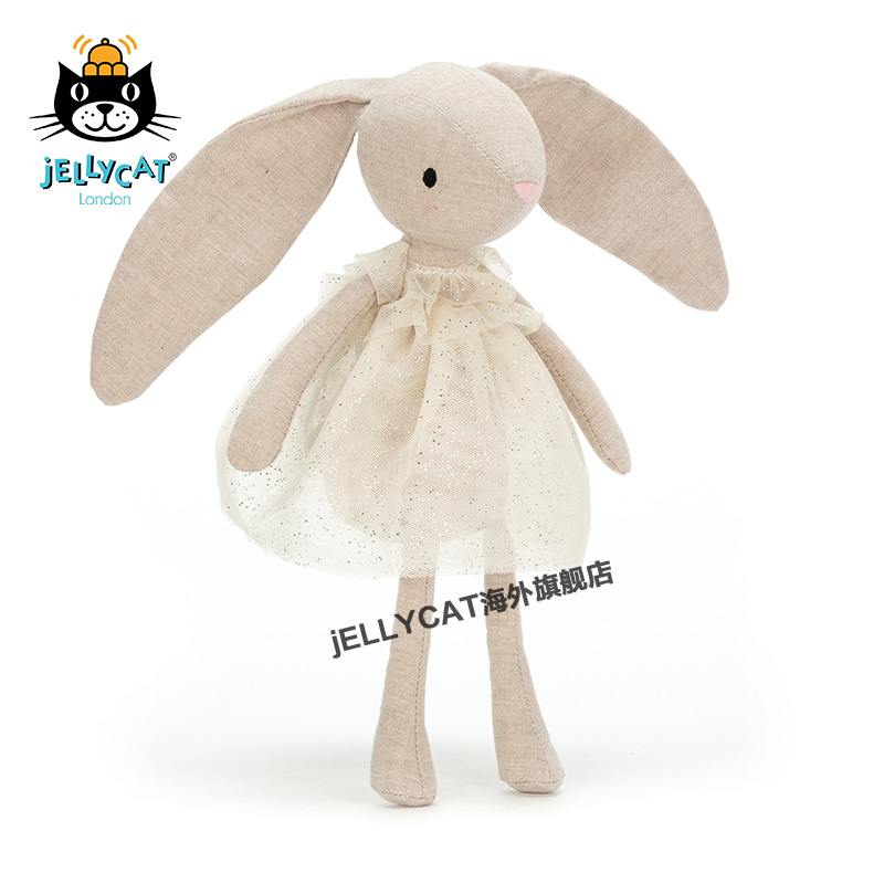 Jellycat UK's new 2019 Julie rabbit stuffed toy for children, boys and girls-1
