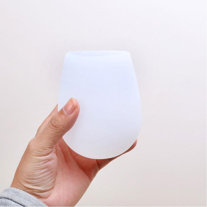 Food Grade Flexible Unbreakable Silicone Wine Glass