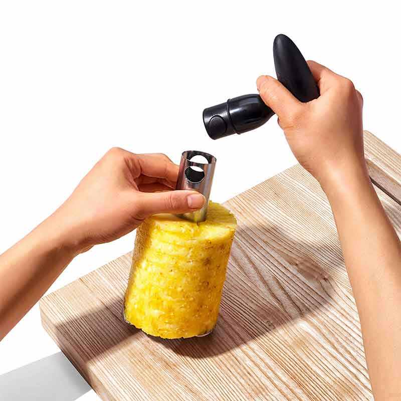 [Upgraded, Reinforced, Thicker Blade]  Pineapple Corer Remover, Stainless Steel Pineapple Core Remover Tool for Home & Kitchen with Sharp Blade for Diced Fruit Rings