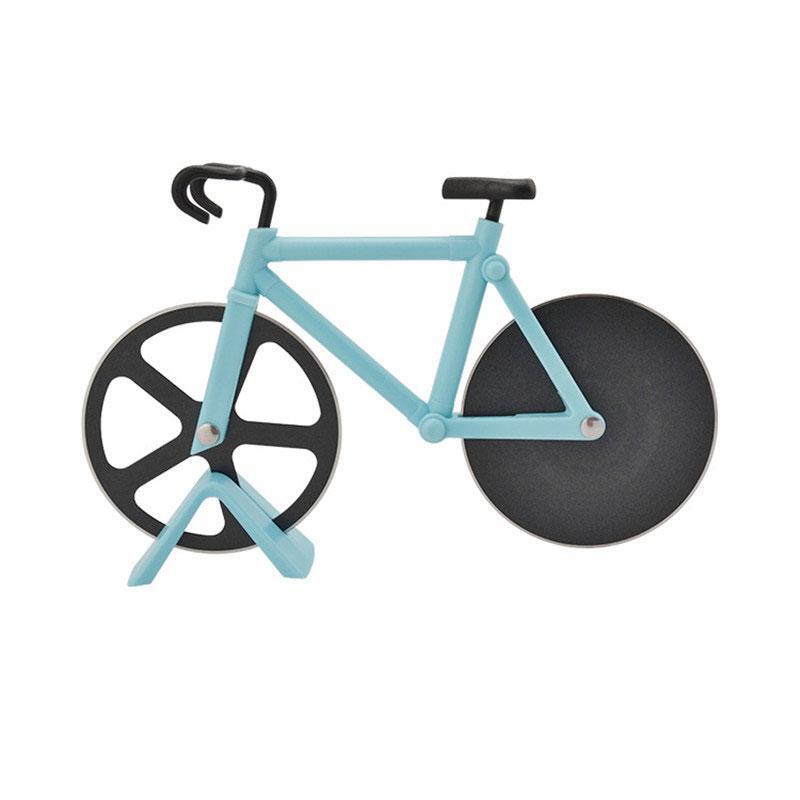 BREEZYLIVE Dual Stainless Steel Wheels Non-Stick Bicycle Pizza Slicer