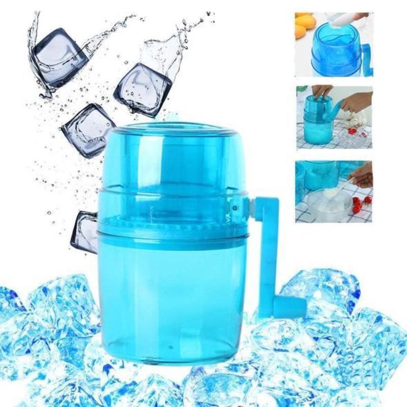 Manual Hand Ice Crusher with Stainless Steel Blade Kitchen Appliance