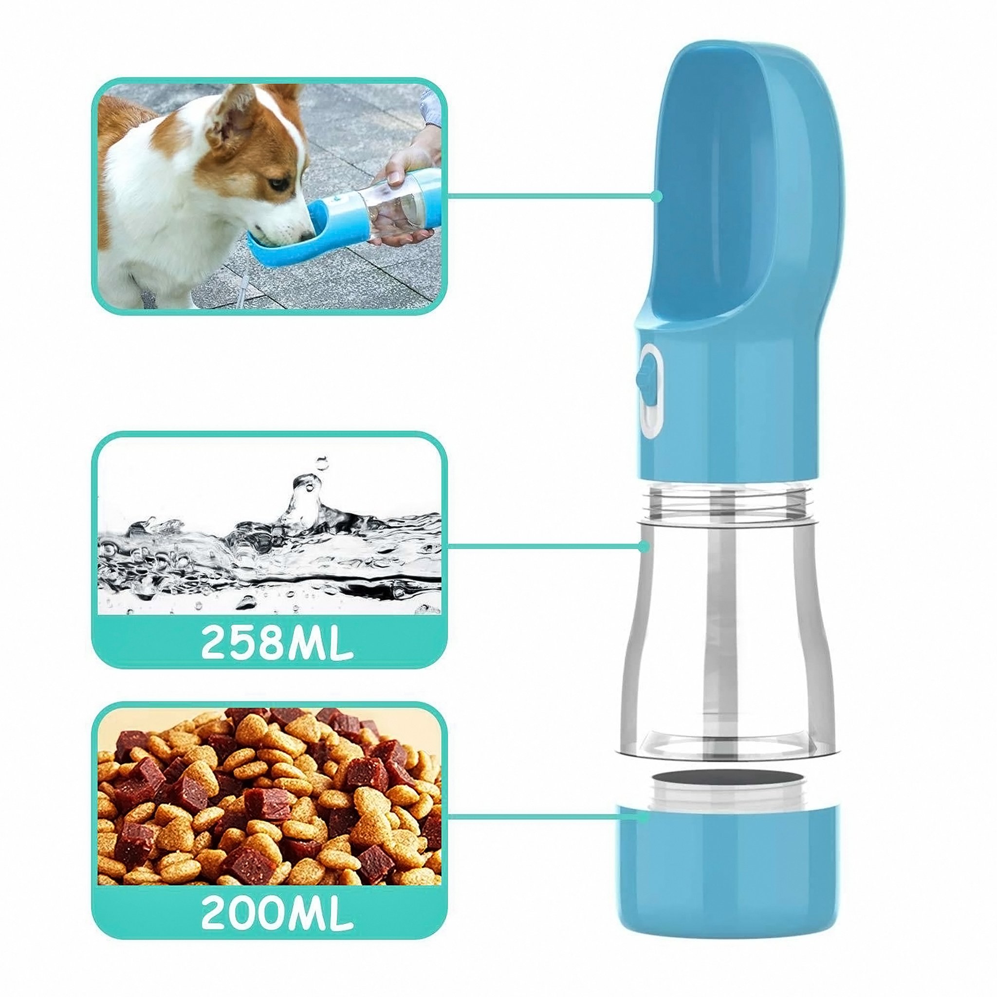 【50% OFF TODAY】Dog/Cat Outdoor Water Bottle-BUY 2 FREE SHIPPING