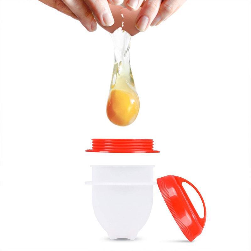 Nonstick Silicone Egg Cooking Cups Hard Boiled Egg without Shell