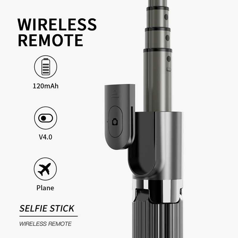 L08 Phone Stabilizer 3 in 1 Selfie Stick Handheld Grip Stabilizer Tripod Holder With Handle Remote Selfie Stand