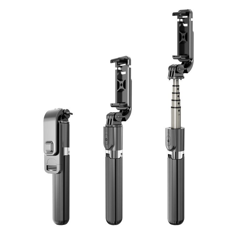 L03 Bluetooth Wireless Aluminum Alloy Selfie Stick Tripod Foldable Monopods Universal For Smartphones Gopro &Sports Action Cameras