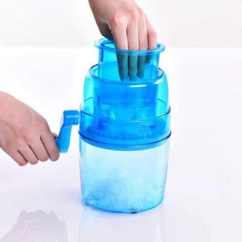 Manual Hand Ice Crusher with Stainless Steel Blade Kitchen Appliance