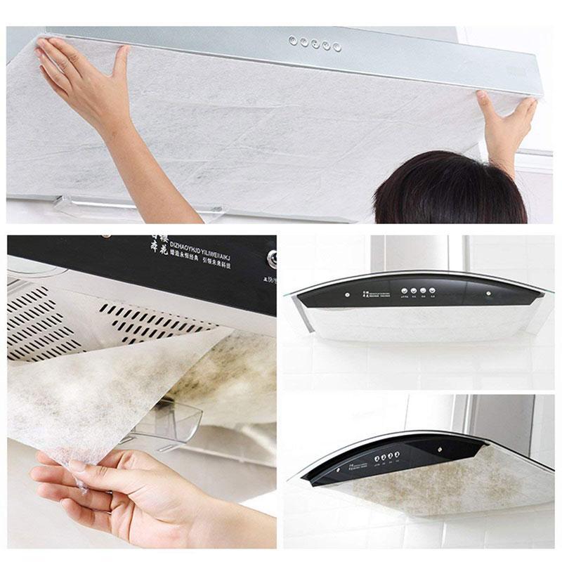 Nonwoven Oil Absorption Kitchen Range Hood Filter Paper-2 Pcs