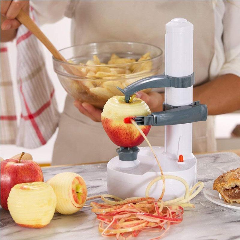 BREEZYLIVE Electric Auto Rotating Fruit Vegetable Potato Peeler for Kitchen