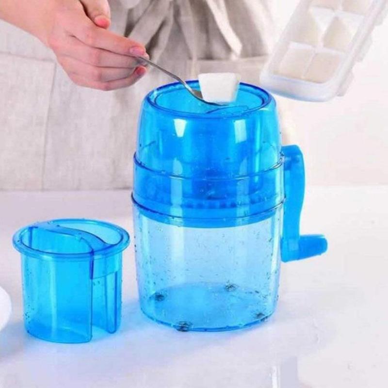 Manual Hand Ice Crusher with Stainless Steel Blade Kitchen Appliance