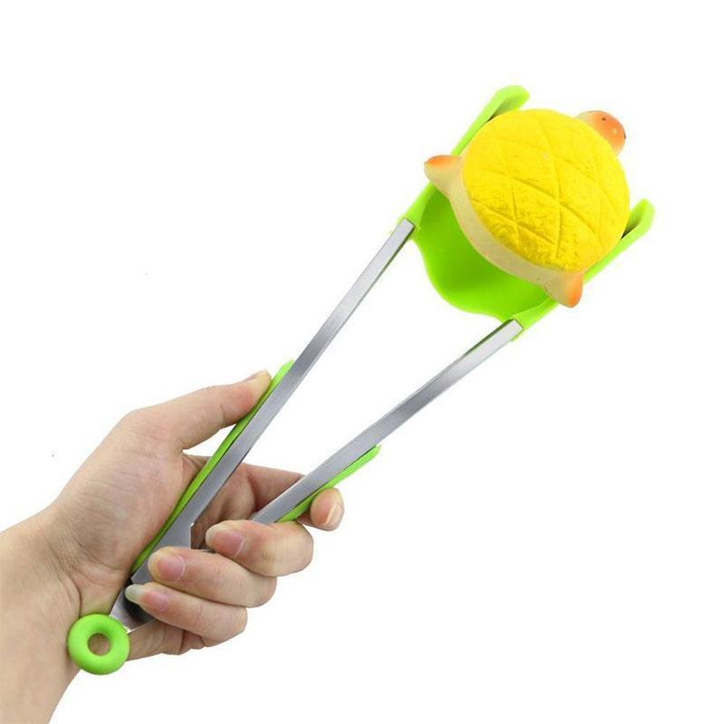 BREEZYLIVE 2 in 1 Non-stick Kitchen Spatula Tong for Cooking BBQ