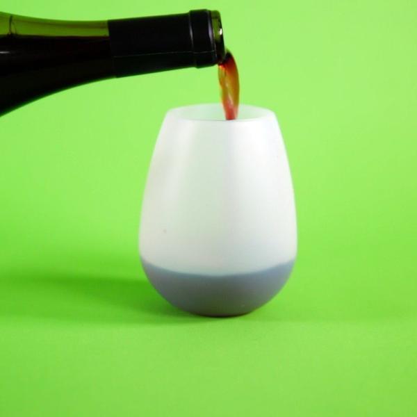 Food Grade Flexible Unbreakable Silicone Wine Glass