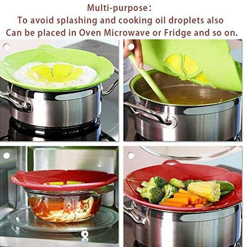 Handy Spill Stopper Lid Cover Kitchen Tool for Pans/Pots