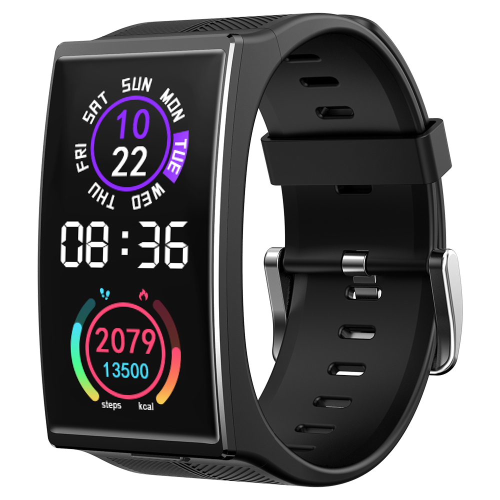 TICWRIS GTX 300mAh Bluetooth Waterproof Blood Pressure Sport Fitness Wristband Men Smart Watch
