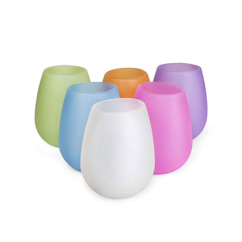 Food Grade Flexible Unbreakable Silicone Wine Glass