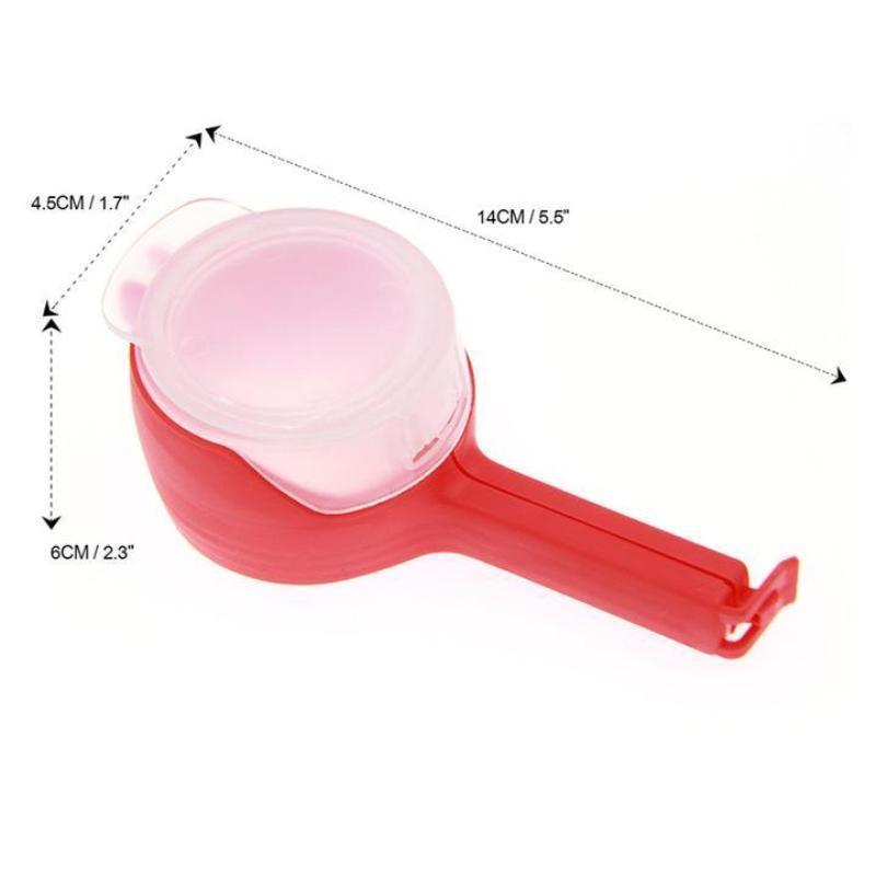 Food Sealing Clip Snack Clamp with Large Discharge Nozzle