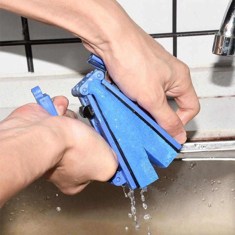 Folding Absorbent Soft Cleaning Brush Sponge for Home Kitchen Cleaning