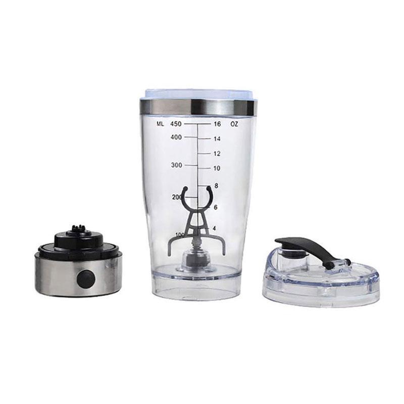 BREEZYLIVE 450ml Electric Detachable Blender Vortex Protein Shaker Bottle222