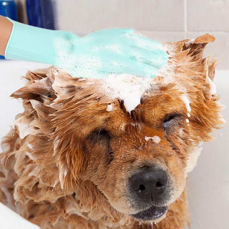 3 in 1 Magic Silicone Dishwashing Gloves for Cleaning