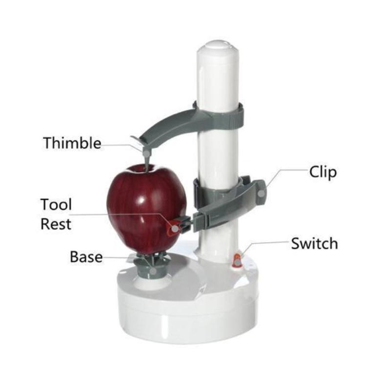 BREEZYLIVE Electric Auto Rotating Fruit Vegetable Potato Peeler for Kitchen