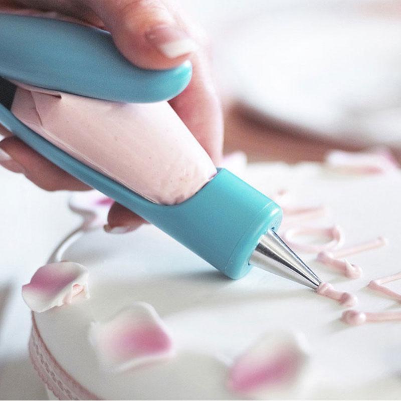 BREEZYLIVE Reusable Disposable Cake Decorating Icing Pen Dessert Decor Tool