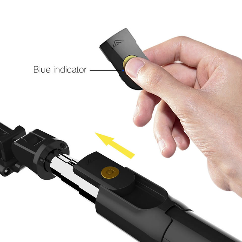 K07 3 In 1 Wireless Bluetooth Selfie Stick For Iphone/Android/Huawei Foldable Handheld Monopod Shutter Remote Extendable Mini Tripod