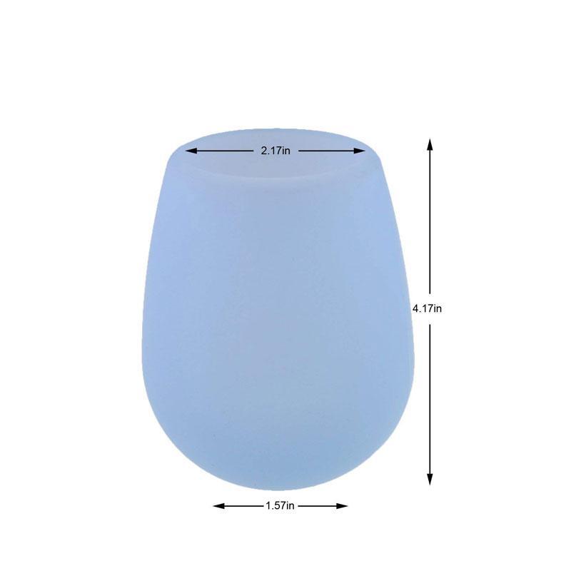 Food Grade Flexible Unbreakable Silicone Wine Glass