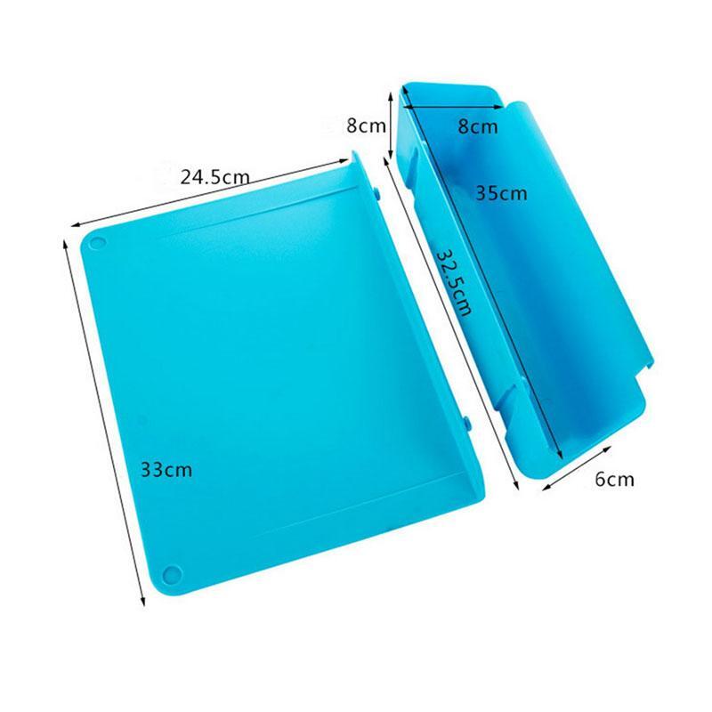 BREEZYLIVE 2-in-1 Antimicrobial Kitchen Cutting Board with Detachable Scrap Bin