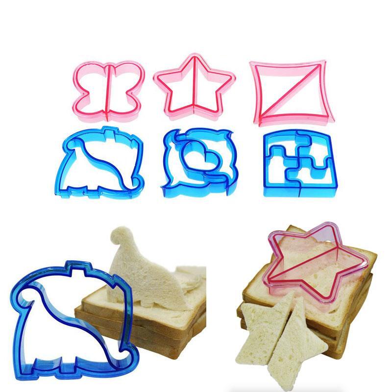 BREEZYLIVE Cute Heart Shape Sandwich and Bread Crust Cutter for Kids