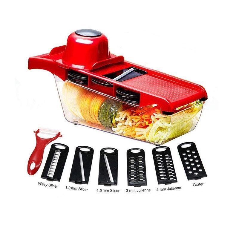 BREEZYLIVE Adjustable Fruit Vegetable Mandoline Julienne Slicer As Seen On TV