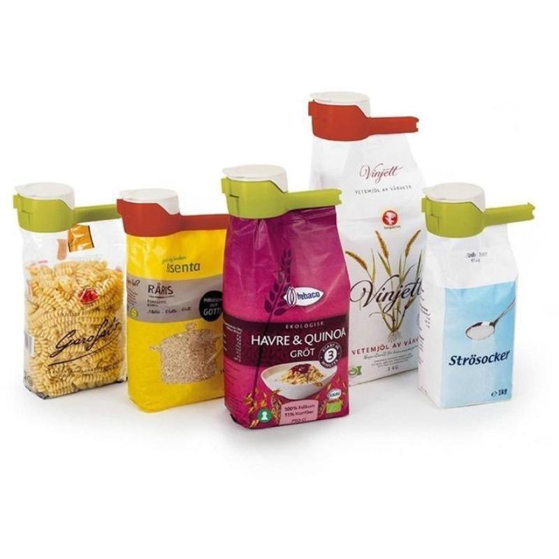 Food Sealing Clip Snack Clamp with Large Discharge Nozzle